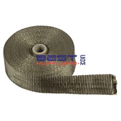 exhaust heat wrap rated to 1300°C. Perfect for wrapping headers, dump pipes, and exhaust system components.