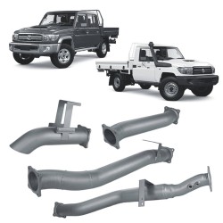 Redback Extreme 4-Inch DPF-Back Exhaust  System– 79 Series LandCruiser