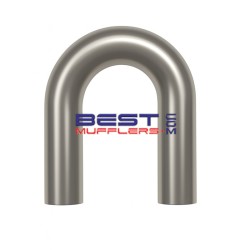 Mandrel Exhaust Bend 076mm (3.00") OD | 180° | 304 Stainless Steel