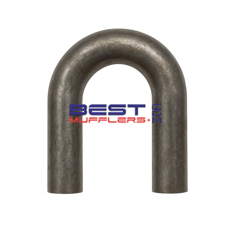 Mandrel Exhaust Bend 38mm (1.50") OD | 180° | Mild Steel Semi Bright