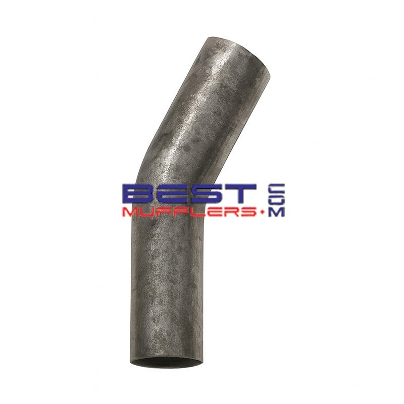 Mandrel Exhaust Bend 057mm (2.25") OD | 15° | Mild Steel Semi Bright – Precision mandrel bend with a 1.5D radius