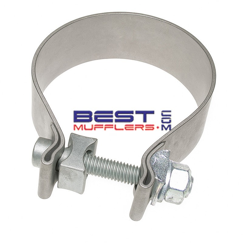 SBC600SS Heavy Duty Exhaust Clamp – single bolt design. Suits expanded pipe and muffler spigot sizes 152mm (6.00") ID