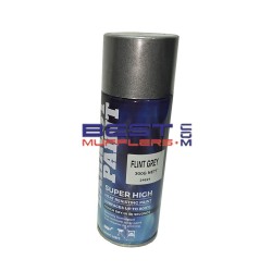 Flint Grey High Temperature Exhaust Paint designed for manifolds, extractors, and exhaust systems. Rated to 800°C