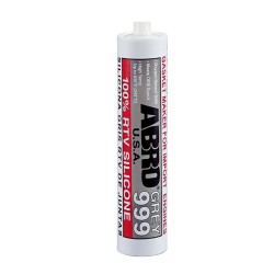 Abro Grey RTV Exhaust Sealant (SS999) – high temperature gasket maker rated to 650°F (343°C). Oxygen sensor safe