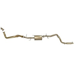 Pacemaker King Brown KB9005-XXMR 3.00" mandrel-bent 409 stainless exhaust system to suit Mitsubishi Pajero NP 3.2L Turbo Diesel