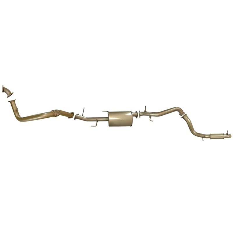 Pacemaker King Brown KB9005-XXMX 409 stainless steel exhaust system to suit Mitsubishi Pajero NP 3.2L 4M41T Turbo Diesel