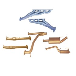 Nissan Patrol Y62 5.6L V8 (2013–2025) complete KB9521-HCMR Pacemaker Headers PH9580 & King Brown Exhaust System. This direct-fit