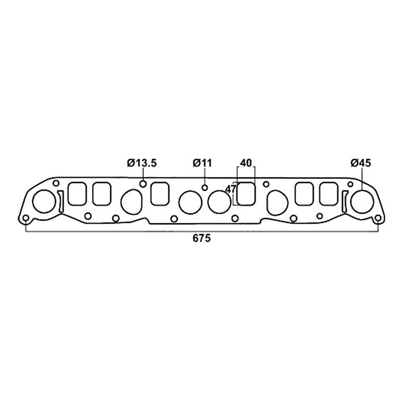 Jeep Cherokee XJ & Grand Cherokee ZJ 4.0L 1994-2001 Exhaust Manifold / Header Gasket DSF804G