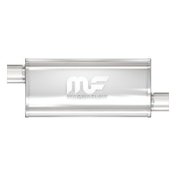 MagnaFlow Muffler 14262 
057mm ID 8.00" x 5.00" Oval x 18" Long 
Straight-Through Design