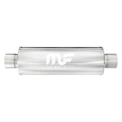 MagnaFlow Muffler 14619 is a straight-through performance muffler with 150mm (6") round x 350mm (14") body length 3.00" ID