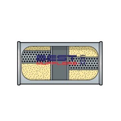 Berklee Sports Muffler BS0823 – 63mm (2.50") Centre Offset Chambered