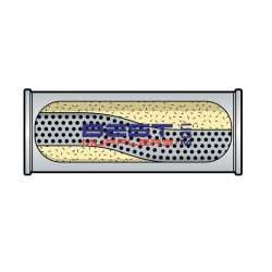 Berklee Sports Muffler BS0144 – 63mm (2.50") Centre Offset Free Flow Round