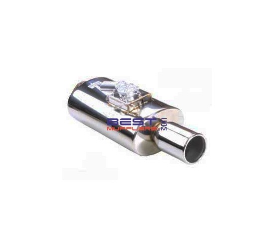 Xforce Varex Muffler 
2.50" Inlet 4.00" Outlet Universal Muffler 
PN# VMK8-250