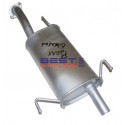 Toyota Corolla AE80 & AE82 Hatchback 1.6L (1985–1989) rear muffler assembly [BM4153 / M3786]. Australian made