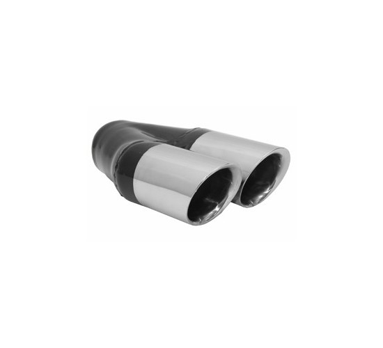 Chrome Exhaust Tips
Twin Angle Cut
63mm Inlet
76mm Outlets
Polished Stainless Steel
Suit Straight Bumper
PN# Y710S
