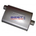 Lukey Super Turbo Sports Muffler 
Reverse Flow Design 
PN# LMT17733