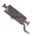 Saab 9000 CS 2.3L Turbo Rear Muffler Fabrication M6792 – 1994–1997