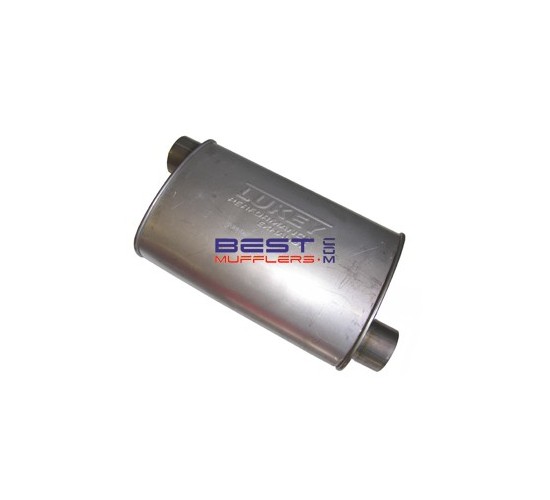 Lukey Super Turbo Sports Muffler 
Reverse Flow Design 
PN# LMT17732