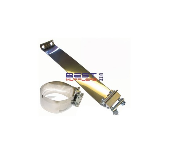 Easyseal Clamp 
Clamps 114mm [4.50"] ID Flexible Pipe to Straight Pipe 
Can Also Be Used As A Butt Clamp 
PN# TSSL450