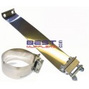 Easyseal Clamp 
Clamps 127mm [5.00"] ID Flexible Pipe to Straight Pipe 
Can Also Be Used As A Butt Clamp 
PN# TSSL500