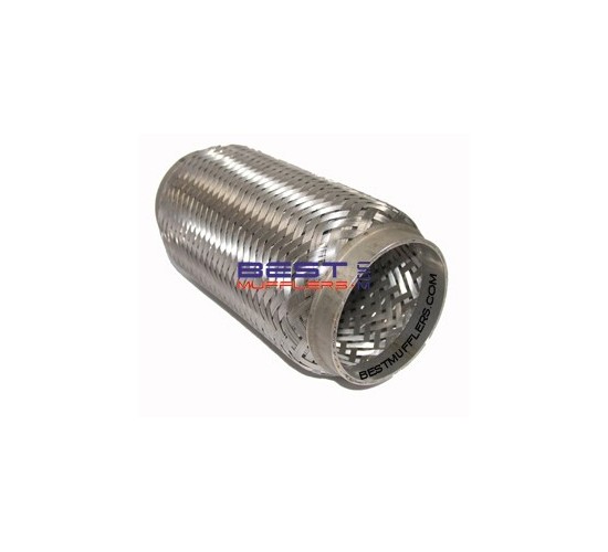 Flexible Exhaust Bellow 076mm id x 152mm Braided Inner Lining [CF076-202B]