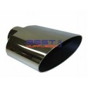 Oval Exhaust Tip 
2.50" Inlet / 4.50" Outlet 
Oval Angle Cut /  Suits Holden Commodore VT VX VY