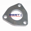 High-quality mild steel 3-bolt flange plate with a 42mm internal bore and 69mm bolt spacing
