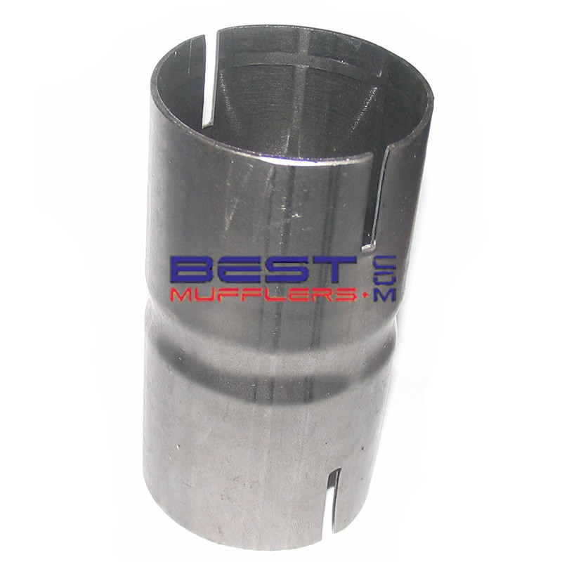 Exhaust Pipe Joining Sleeve 
Slips Over 3.00" [76mm] Pipe 
Mild Steel [Semi-Bright]
PN# EXD3000