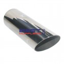 Chrome Exhaust Tip 
Angle Cut Design 
51mm Inlet 
Polished Stainless Steel 
PN# AC276-SS