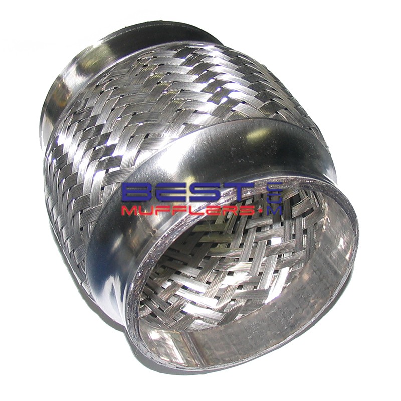 Flexible Exhaust Bellow
3" Inlet / Outlet
4" Long [102mm]
Double Braid [Mesh Inner]
PN# CF076-102B