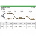 Pacemaker Headers PH12680 & King Brown Performance Exhaust System For Toyota LandCruiser 100 Series 4.7L V8