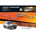 Toyota Landcruiser 78 Series Troop Carrier 
2007 to 2016 4.5 Turbo Diesel 
Turbo Back Exhaust System 
PN# BB3111KS