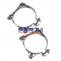 Truck Stack Heat Shield Mounting Clamps [2]
Suits 152mm [6"]
Polished Stainless Steel
PN# SPGB600SS