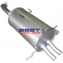 Ford Laser KF KH TX3 5 Door 
1.8 DOHC 3/1990 to 10/1994 
Exhaust System Rear Muffler Assembly 
PN# BM4387 / M5294