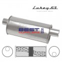 Lukey Universal Muffler
Great Quality
Original Chambered Design
63mm Inlet / Outlet
400mm Long
PN# L2441