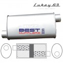 Lukey Original Chambered Design 
Exhaust System Sports Muffler 
51mm Inlet / Outlet 
400mm Long 
PN# L1681