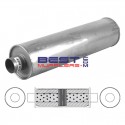 Truck Muffler 063mm ID x 600mm long C-C [6.00" x 24"] [TR624-250B] Baffled