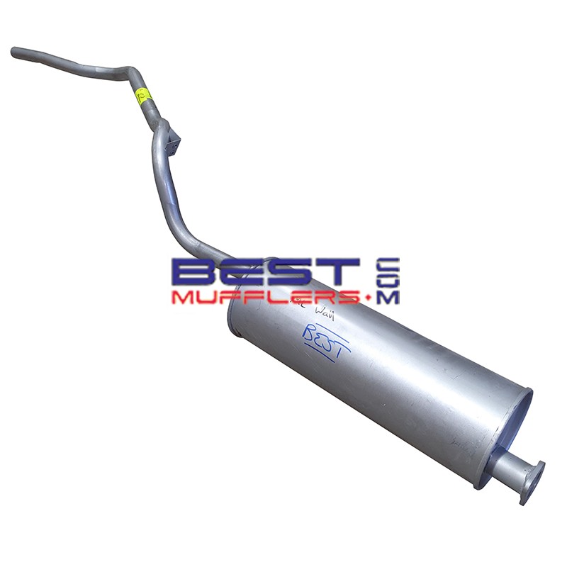 Replacement Muffler & Tailpipe Assembly for Toyota Hiace YH61 Long Wheel Base with 2.0L 3Y engine (1982–1987).