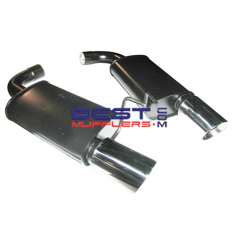 Ford Mustang 2015 to 2018 Axle Back Lukey Sports Rear Mufflers