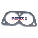 FL53 3-bolt flange plate to suit Ford Falcon BA–BF XR6 & XR8. Features dual 63mm ID ports with 88mm & 143mm bolt centres.