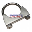 Exhaust System Clamp
U Bolt Design
51mm to 54mm 
304 Stainless Steel
Australian Made
PN# C9-304