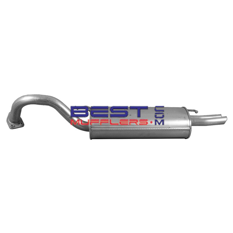 BM4370 / M7855 direct-fit rear muffler assembly to suit Mitsubishi Verada KR–KS Sedan models fitted with 2.6L or 3.0L V6 engines