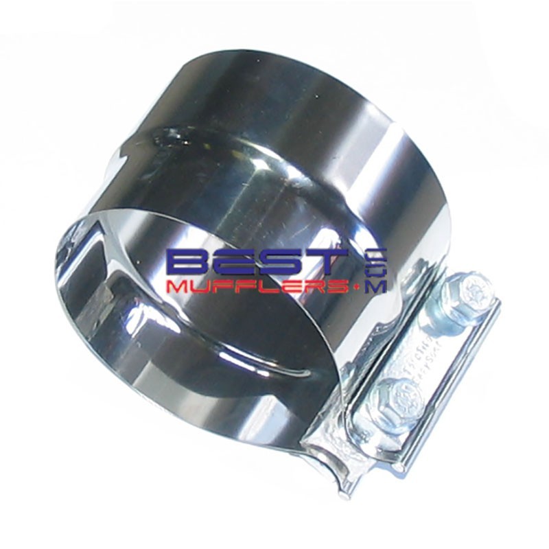 Lap Clamp  
Suits 051mm OD [2.00"] 
Clamps Exhaust System Flexible Pipe to Straight Pipe 
PN# TCL050-SS