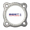 Exhaust System Gasket
4 Bolt Design 
067mm Centre Hole 
85mm Bolt Distance [Diagonal]