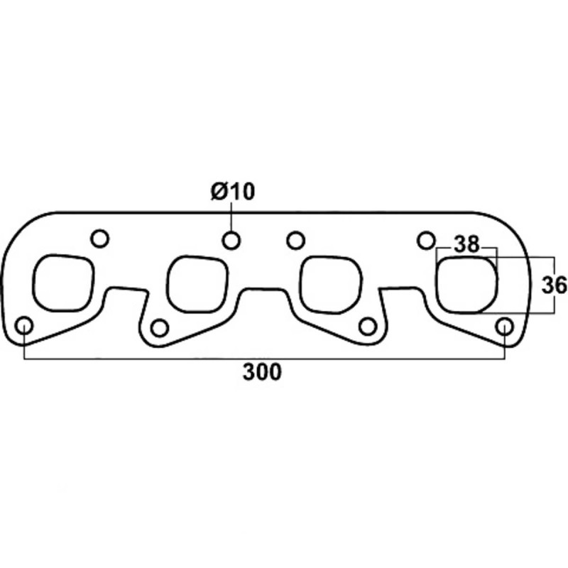 Daihatsu Applause Charade Feroza Terios 
1.3 1.5 1.6 
Exhaust Manifold / Header Gasket 
PN# DSF721C