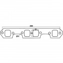 Exhaust Manifold / Header Gaskets Holden Torana LH LX 253 & 308 [DSF009A]