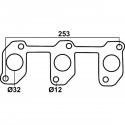 Exhaust Manifold / Header Gaskets 
Toyota Landcruiser 4.2 1HZ 
PN#DSF082