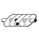 Holden FE FC FB EK 1956-1962
Exhaust System Muffler Assembly 
Australian Made 
Reverse Flow Design 
PN# BM0556