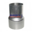Exhaust Pipe Adaptor 
1.58" OD to 1.58" ID 
Mild Steel [Semi-Bright]
PN# EXA158