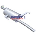 Subaru Leone Sedan & Wagon 1.8L 2WD & 4WD 11/1981–10/1984 Rear Muffler Assembly BM3855 / M3673